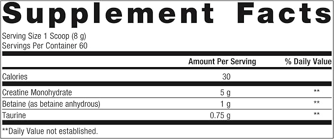 Metagenics Creatine UP – Creatine Supplement for Women &amp Men with Betaine &amp Taurine – Supports Muscle Growth Strength &amp Recovery – Non-GMO Gluten-Free – 16.93 oz (480g)