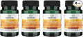 Swanson Folate (5-Methyltetrahydrofolic Acid) 400 mcg 30 Veg Capsules (4 Pack)