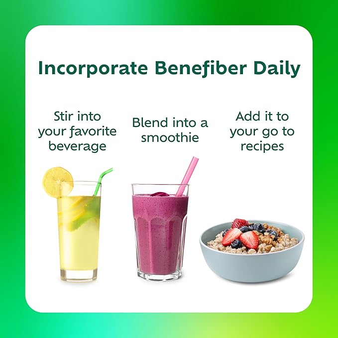 Benefiber Prebiotic Fiber + Superfruits Dietary Supplement Strawberry Dragon Fruit Flavor 8.8 oz (250g)