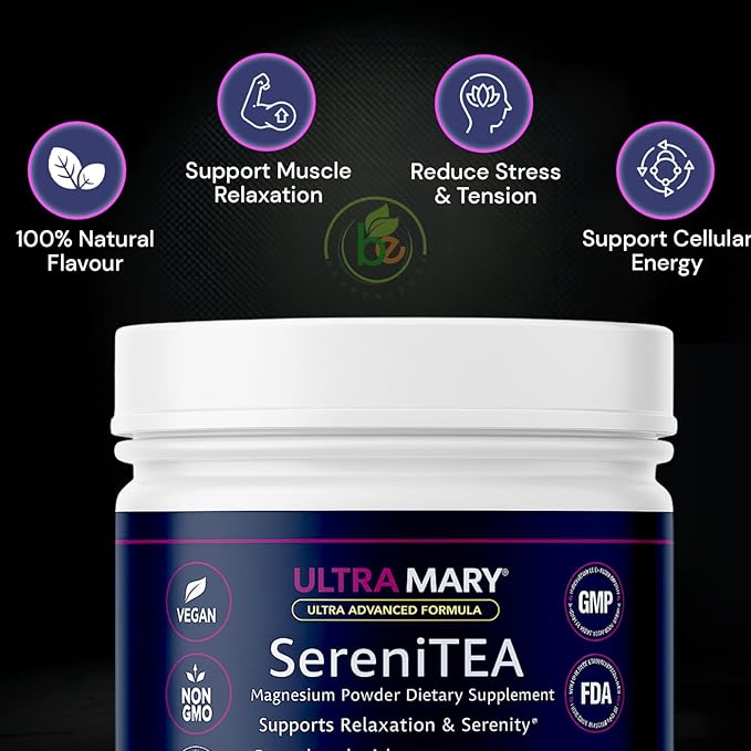 Magnesium Potassium + Ashwagandha Powder–Mixed Berries FlavorDietary Supplement Drink Mix ChamomileLavenderPassionflower &amp Herbal BlendRelaxation &amp Calm Support FormulaVegan–30 Servings