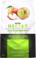 Syntrax Nutrition Nectar 100% Whey Protein Isolate Powder Refreshing Fruit Flavor Honeycrisp Apple 2 lbs