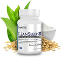 Organixx Clean Sleep 3D Melatonin Free Sleep Supplement with L Theanine GABA and Peptides to Promote Relaxation and Sleep Support Vegan Formula Dairy Soy &amp Gluten Free Non GMO 30 Capsules