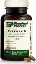 Standard Process Cataplex B - Nervous System &amp Heart Health Supplement - Contains B Vitamins for Energy Support - Supports Energy Metabolism - Non-Dairy &amp Non-Soy - 180 Tablets (90 Servings)