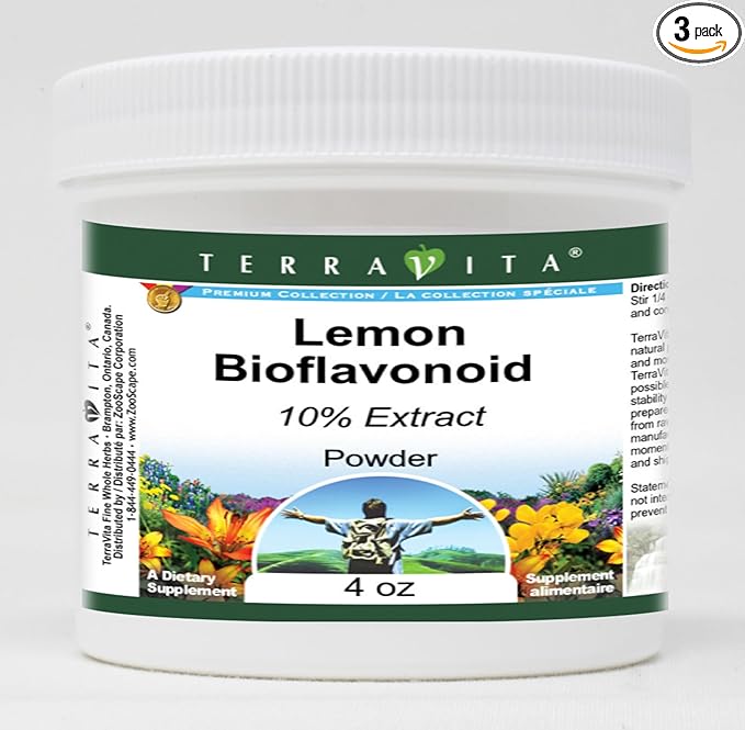 Lemon Bioflavonoid 10% Powder (4 oz ZIN: 520664) - 3 Pack
