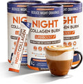 Night Collagen Burn - Weight Loss &amp Belly Fat Burner &amp Sleep Aid for Women &amp Men | Sleep Support for Bloating &amp Metabolism Appetite Suppressant | Supports Skin Hair Nails &amp Join