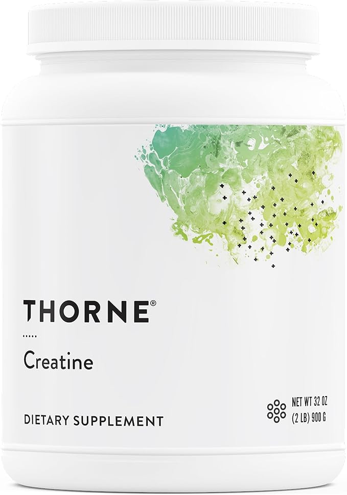THORNE Creatine - Micronized Creatine Monohydrate Powder - Support for Muscles &amp Cognitive Function* - for Women &amp Men - Unflavored - NSF Certified for Sport - 5 g per Serving - 180 Servings