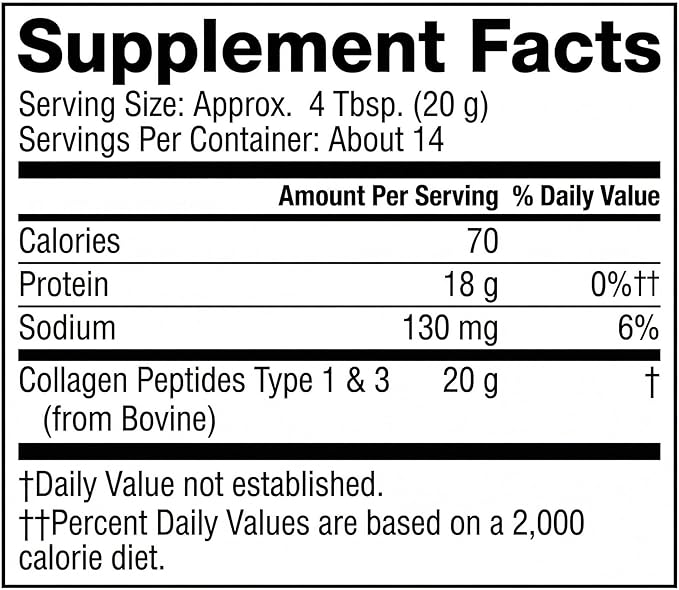Grass Fed Collagen Peptides 10oz (283g) Collagen Powder Hydrolyzed Bovine Collagen Unflavored Collagen Supplements Type 1 &amp 3 Collagen Protein Powder.