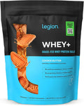 LEGION Whey+ Protein Whey Isolate from Grass Fed Cows (Cookie Butter 30 Servings) - Whey Protein Isolate Powder Low Calorie Non-GMO Sugar Free Lactose and Gluten Free All Natural Protein Powder