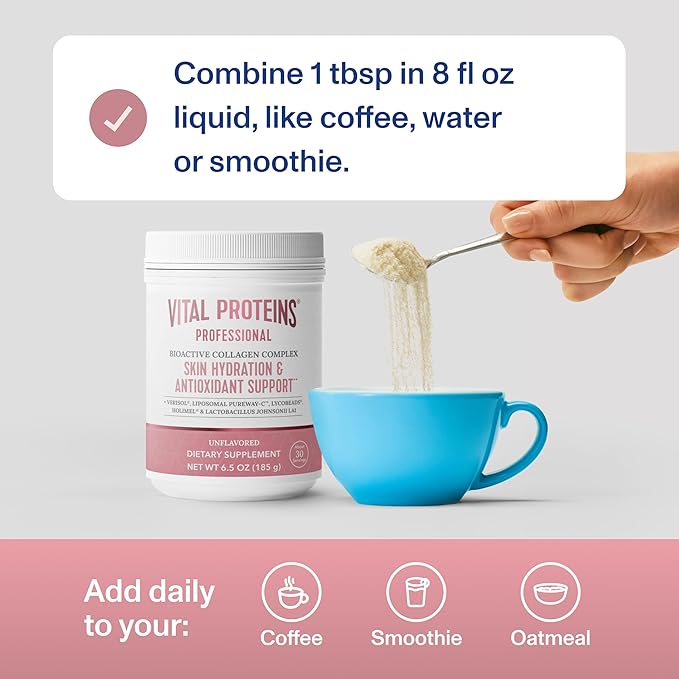 Vital Proteins Professional Bioactive Collagen Complex Skin Hydration &amp Antioxidant Support 6.5oz