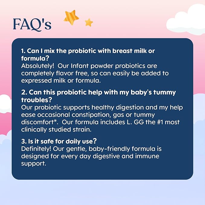 LOVEBUG Infant Probiotics 0-6 Months - USDA Organic Probiotics for Babies Supports Baby Gas Colic Diarrhea and Newborn Constipation Relief Allergen &amp Sugar Free Tasteless Powder 30 Pack