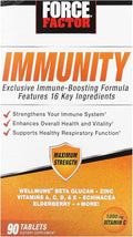 Force Factor Immunity Immune Support Booster with Elderberry and 1000mg of Vitamin C Plus Vitamin D Zinc Probiotics Quercetin Antioxidants and Echinacea for Immune Health Defense 90 Tablets