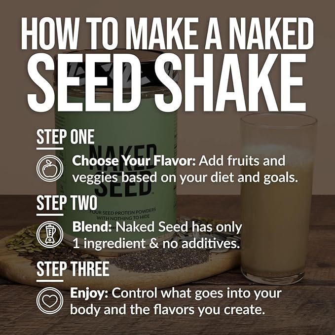 NAKED Vegan Protein Bundle Seed and 1LB Rice