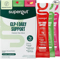 Supergut GLP1 Daily Support Variety Pack - High Fiber GLP-1 Supplement Powder for Women &amp Men - Sugar-Free Drink Mix for Gut Health &amp Digestive Support (15 Servings)