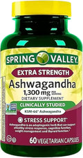 Ashwagandha 1300 mg Extra Strength – 60 Vegetarian Capsules Ashawanda Capsulas Ashwagandha Supplements for Women and Men Gluten Free Non-GMO