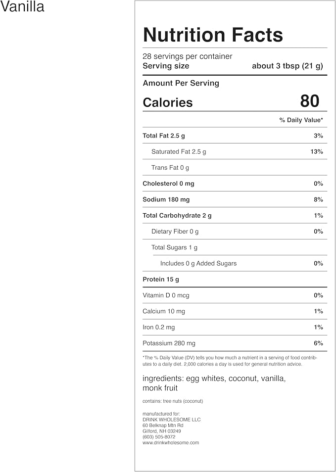 drink wholesome Chocolate and Vanilla Egg White Protein Powder Bundle