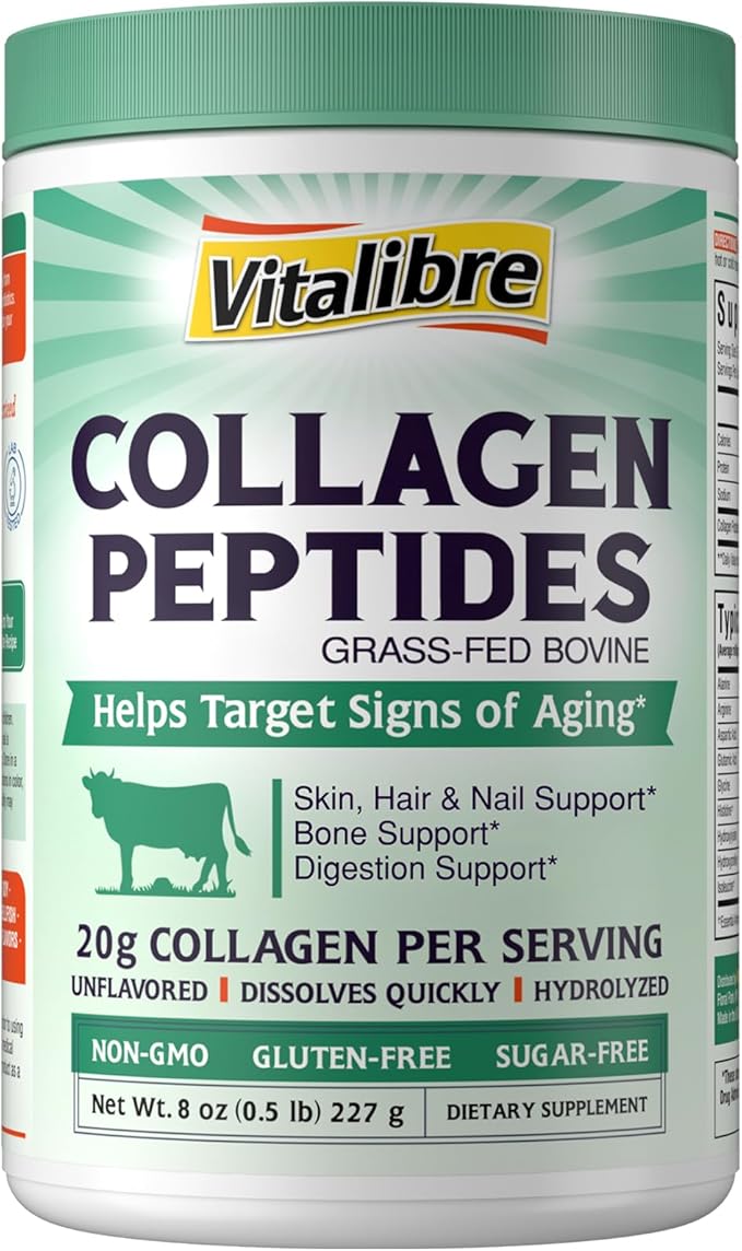 Bovine Collagen Peptides Powder and Choline Bitartrate