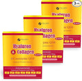 FINE JAPAN Premium Marine Collagen Powder with Hyaluronic Acid CoQ10 &amp Elastin/Set of 3 /Non-GMO - 30 Servings (210g / 7.4oz)