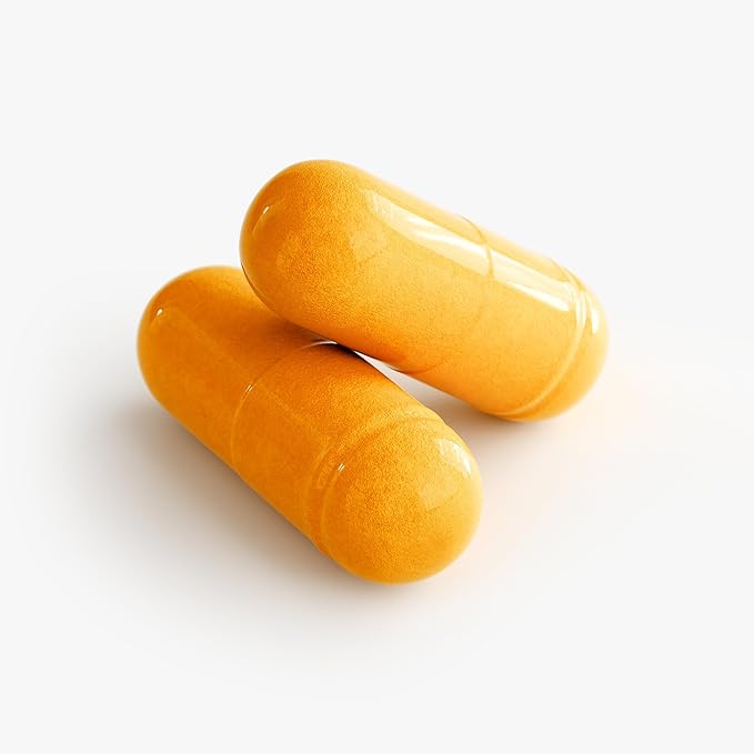 Turmeric 95% Curcumin w/Bioperine - 60 Capsules - Gluten Free - Contains Glucosamine Ginger Boswellia MSM