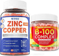 NEVISS Vitamin B Complex Gummies + Zinc Gummies