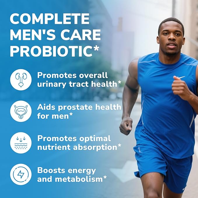 10 in 1 Magnesium Complex 120 Vegan Capsules &amp Probiotics for Men 70 Billion CFU 15 Strains