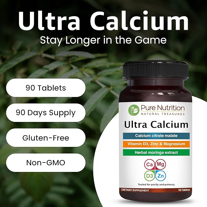 Pure Nutrition Vitamin D3 K2 120 + Ultra Calcium 90 Bundle