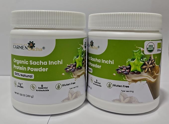 International SumaSach'a Sacha Inchi Protein Duo – Natural Flavor 500 g (17.6 oz) – Perfect for Smoothies – High Protein | Vegan | Gluten-Free
