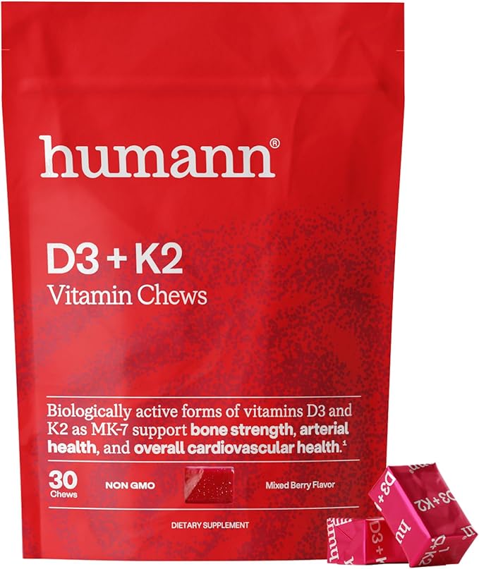 Humann D3 + K2 &amp Turmeric Chews