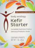 Body Ecology Kefir Starter | Nutritious Probiotic Drink | Supports Optimal Digestive Health | Non-GMO Gluten-Free Vegetarian | 6 Packets