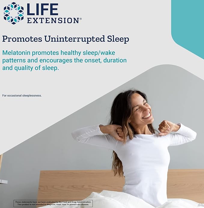 Life Extension Melatonin IR/XR 120 Capsules (Pack of 2) - Immediate &amp Extended-Release for 7 Hours Support - Night Time Supplement - Stay Asleep All Night Long - Non-GMO Gluten-Free