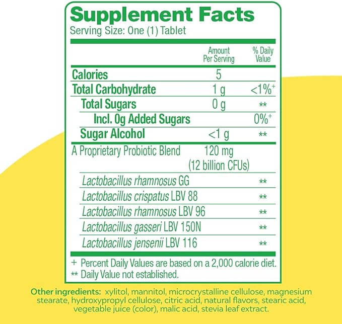 Culturelle Women’s Wellness Daily Chewable Probiotics for Women - Supports Digestive Vaginal and Immune Health Occasional Diarrhea Gas &amp Bloating - Non-GMO - 30 Count