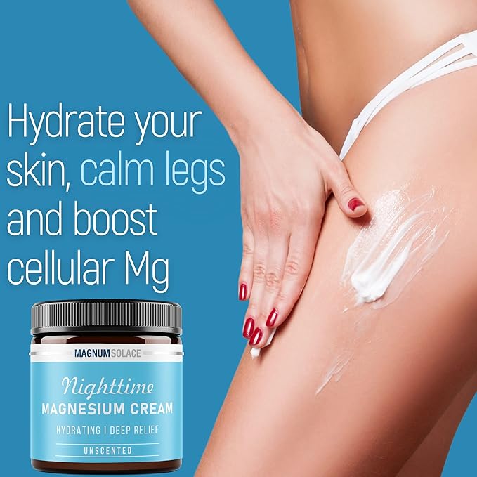 Magnesium Flakes with Vitamin C and Nighttime Magnesium Cream combo