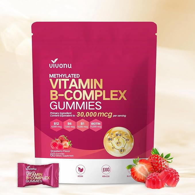 1000mg Magnesium Complex for Women + 24-in-1 Vitamin B Complex Gummies
