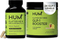 HUM Flatter Me Fiber Supplement &amp Flatter Me Plus Prebiotics &amp Probiotics