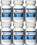 Magnesium Oxide 400 mg Dietary Supplement Tablets Generic MegOx 120 Tablets per Bottle Pack of 6