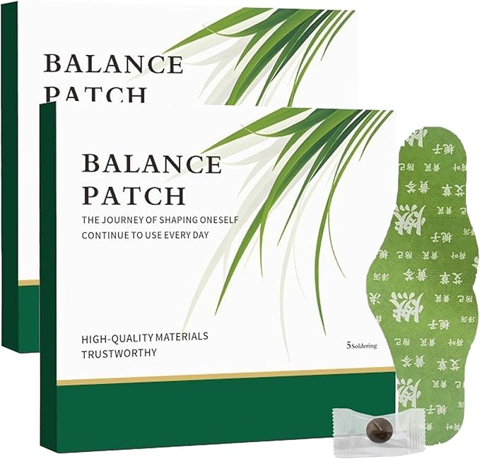 Hanpo Japanese Herbal Balance Patch Plant-Based Ingredients Comfortable Adhesive Design Easy Topical Use 2 Boxes 10 Patches (2)