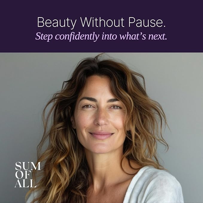 Sum Of All Collagen Boosting Serum Tx for Face with Vegan Peptides Hydrating Skin Tightening and Firming Fragrance-Free Menopause Skincare for Women 1.0 fl oz