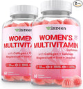 Sugar Free Methylated Multivitamin for Women Gummies Biotin Collagen Calcium Magnesium Inositol Folate Iron Vitamin A C D E - Womens Vitamins for Energy Immune Bone Skin Hair