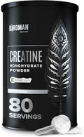 BIRDMAN Micronized Creatine Monohydrate Powder Muscle Recovery Caffeine Free Creatine Pre Workout Vegan Post Workout Gluten Free Sugar Free | 80 Servings (5 Grams Each) | 0.8lb