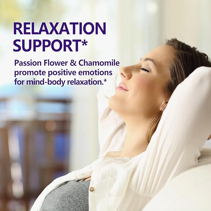 Passion Flower Sleep Support Liquid Drops Natural Herbal Formula with Valerian Root Chamomile Extract Support Sleep Soundly &amp Relaxation. High Bioavailability Supplement.4oz