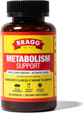 Bragg Metabolism Support Apple Cider Vinegar Capsules with Botanical Blend - 90 Capsules - Increased GLP-1 Support for Weight Management Appetite Control and Fullness