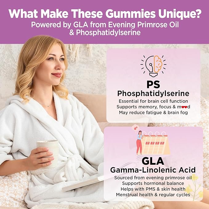 Calcium Citrate Filled Vegan Omega 3 Gummies for Women Calcium Citrate 1000mg with Algae Omega 3 1000mg