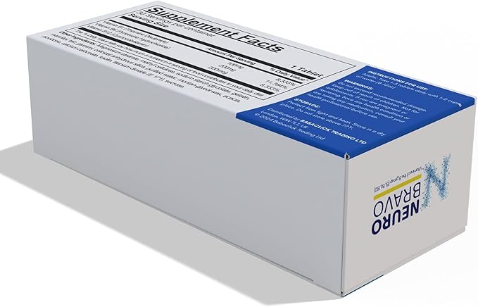 Neurobravo Vitamin B1 B6 B12 Tablets for Nerve Health Nerve Pain Numbness Muscle Stiffness Muscle Cramp Impaired Sensation