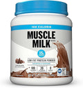 Muscle Milk ZERO 100 Calorie Protein Powder Chocolate 15g Protein 1.65 Pound 25 Servings