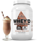 Sweat Ethic Whey'd Protein Powder 25 G Whey Protein Blend with Concentrate (30 Ounce Brownie Milkshake)