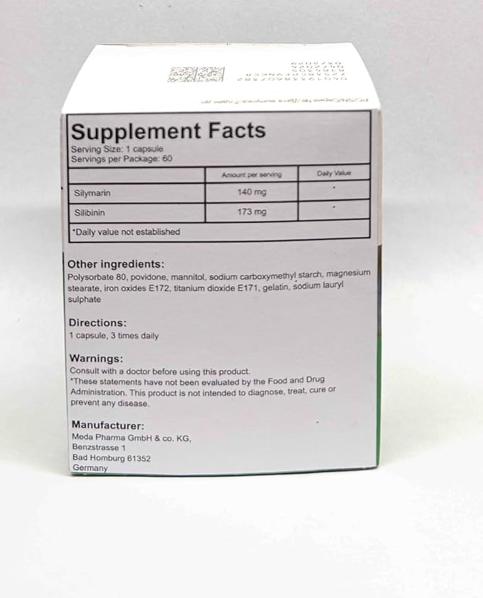 Legalon 140mg 60 Capsules (Milk Thistle Extract)