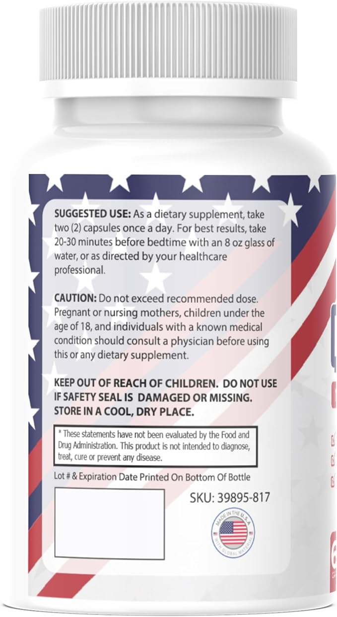 Call to Quarters - Sleep Aid &amp Relaxation Formula - 60 Capsules