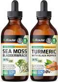 Sea Moss Tincture 4 Fl. Oz. &amp Turmeric Tincture 4 Fl. Oz.
