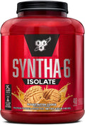 BSN SYNTHA-6 ISOLATE Protein Powder Whey Protein Isolate Milk Protein Isolate Flavor: Peanut Butter Cookie 48 servings