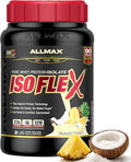 ALLMAX ISOFLEX Pure Whey Isolate Protein Powder - Gluten Free Low Lactose Sugar-Free - High-Protein Clean Keto-Friendly Pre Post Workout Supplement for Women and Men | Pineapple Coconut 2lb