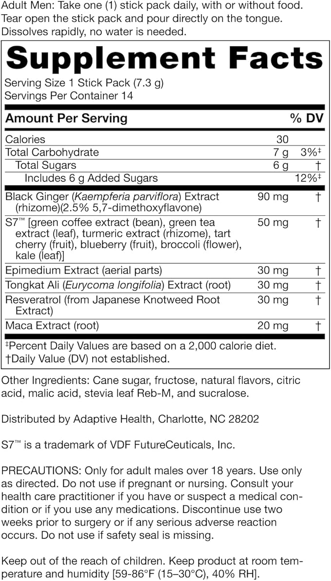 Nugenix Ready Stix - Nitric Oxide Booster Increase Vitality and Drive Nitric Oxide Supplements for Men - 14ct